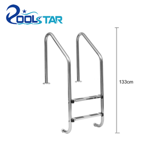 Poolstar 304 thép không gỉ 3-bước hồ bơi thang với lan can & Lift bìa cho hồ bơi - Product Image 6