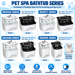 Baignoire pour animaux de compagnie à usage domestique avec système d'ozone pour salon de toilettage professionnel pour animaux - Product Image 6