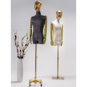 Camoscio per metà corpo maschio forma Torso manichino - Product Image 4