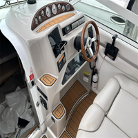 Plateforme de bain et tapis de cockpit pour bateau Doral Monticello 250 SE 2004-2006, revêtement de pont en EVA imitation teck, SeaDek MarineMat Gatorstep Style, adhésif