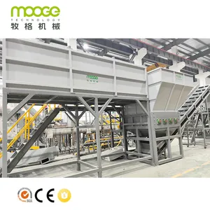 Recycle Plastic Machine Waste PET Crusher Drying Machine for Plastics Recycling