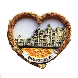 Brussels Square Belgium Fridge Magnet