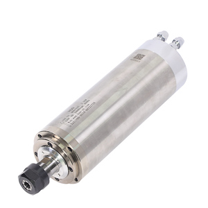 Moteur de broche refroidi par eau HQD 2.2KW 80mm ER20 avec roulement pour machine à bois GDZ-23 220V/380V 400Hz - Product Image 1