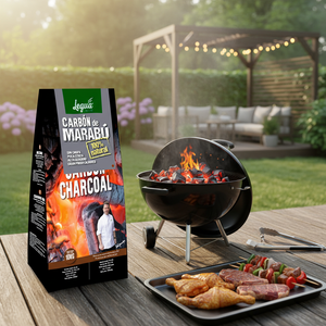 Carbón Vegetal Marabou de Alta Calidad, Bolsa de 10 kg para Barbacoa, Tamaño Grande y Calidad Perfecta, Diferentes Formatos Disponibles - Product Image 3
