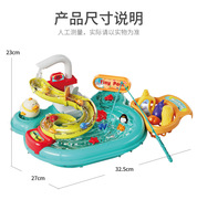 Mainan Wastafel Elektrik 2 in 1, Kolam Renang Mini, Dapur Mainan, Permainan Pura-pura Anak-anak, Mainan Pencuci Piring dengan Air Mengalir