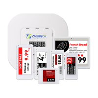 Etiqueta Electrónica para Estantes de 2.9 Pulgadas, Etiqueta de Precio Digital de Alta Rentabilidad, Resistente al Agua IPX65, Batería con 5 Años de Duración, Supermercado