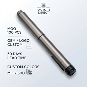Metal Reusable Injection <b>Pen</b> V2 60U Compatible with 3ml Cartridge Custom Logo Color MOQ 100 - Product Image 1