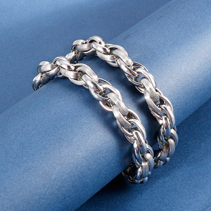 Kalen Đơn Giản Thời Trang Thép Không Gỉ Quá Trình Lắp Ráp Nam Chuỗi Vòng Cổ - Product Image 5