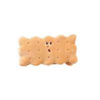 Sac de rangement en peluche, trousse à crayons et boîte à biscuits en forme d'arachide, pochette de maquillage créative, trousse à papeterie, grande capacité, en polyester, unisexe, pour étudiants