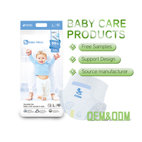 Couches-culottes jetables pour bébé de haute qualité, personnalisées, anti-fuites, ultra-absorbantes, ultra-fines, respirantes, surface douce en coton