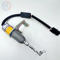 Pièces d'excavatrice Solénoïde d'arrêt de carburant 12V 24V 5295567 5346207 4942879 5301701 5304951 pour moteur 4BT 6BT 6CT8.3 QSL9.3