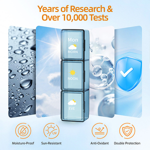 Xách Tay 21/28 Ngày Sub-Hộp Thuốc Lưu Trữ Trường Hợp Buổi Sáng Giữa Buổi Tối Tiếng Anh Sub-Hộp Cho Cross-Biên Giới Lưu Trữ Lưu Trữ - Product Image 4