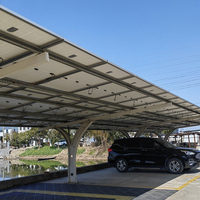 Système de montage solaire OEM d'usine, design moderne, en acier étanche, pour carport solaire