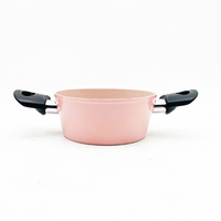Ensemble de casseroles et marmites multifonctions antiadhésives résistantes à l'usure, design marbre et granit, compatibles lave-vaisselle, style américain
