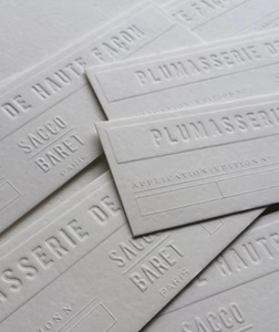 Bán buôn phổ biến biểu tượng tùy chỉnh sang trọng Cotton kết cấu giấy đầy đủ màu sắc thiệp chúc mừng Thẻ quà tặng lá vàng kinh doanh Cảm ơn bạn thẻ - Product Image 1