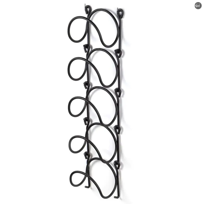 Modern Design Multi-Functional Iron Towel Rack and Wine Cabinet Organizer Wall-Mounted for Living Room Space