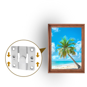 Perchas para muebles, soportes <span class=keywords><strong>de</strong></span> instalación integrados, conectores <span class=keywords><strong>de</strong></span> muebles entrelazados, ganchos para marcos <span class=keywords><strong>de</strong></span> <span class=keywords><strong>fotos</strong></span> <span class=keywords><strong>de</strong></span> alta resistencia - Product Image 4