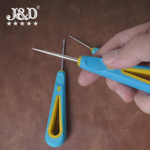 Aiguille à chaussures en caoutchouc perforée à la main pour réparer les chaussures, avec poignée en caoutchouc, pour l'insertion de semelles et la réparation de trous de <span class=keywords><strong>ceinture</strong></span> en silicone - Product Image 3