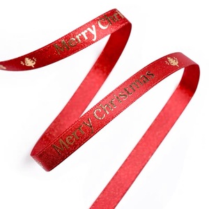 Listo Stock Navidad rojo <span class=keywords><strong>verde</strong></span> satén <span class=keywords><strong>cinta</strong></span> vacaciones regalo envoltura arco artesanía fiesta Decoración - Product Image 6