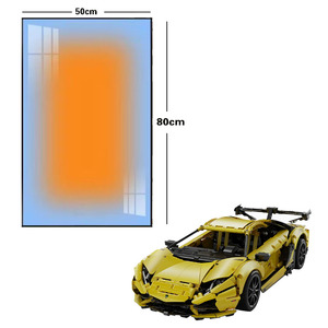 Vitrina para Autos Deportivos de Bloques de Construcción: Caja Transparente de Acrílico a Prueba de Polvo para Modelos de Carreras, Gabinete de Colección Montable en Pared - Product Image 5