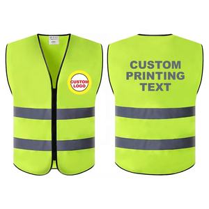 مرحبا فيس سترة سلامة عاكسة ملابس البناء دعم طباعة الشعارات ، مخزون مخصص ، والتسليم السريع - Product Image 2
