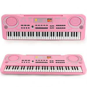Multi-Function Children Learning Music Toy 61 Keys Piano Keyboard Microphone <b>Electronic</b> Organ Musical Instrument - Product Image 2