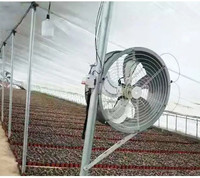 Ventilador de circulación de invernadero para casa avícola de granja Ventilador de acero inoxidable