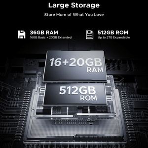 สมาร์ทโฟน DOOGEE 5G รุ่นทนทาน แบตเตอรี่ 22000mAh ไฟฉายคู่ หน่วยความจำ 16+512GB ระบบปฏิบัติการ Android 15 Doogee S200 MAX - Product Image 6