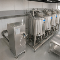 Usine et ligne de production automatiques de lait de soja KangDeLi avec cuisson à micro-pression visible, puissance 4,5 kW, capacité 1000 L/H-10000 L/H