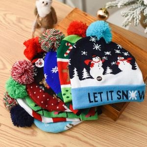 Bonnet de Noël unisexe à LED, bonnet lumineux pour enfants et adultes, bonnet d'hiver pour les fêtes - Product Image 3
