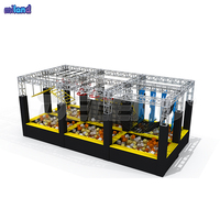 Ensemble complet d'équipements de parcours d'obstacles pour la course, multifonctionnel, certifié, pour l'aventure en intérieur et usage commercial