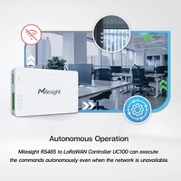 Contrôleur intelligent IoT Milesight UC100, convertisseur Modbus RS485 vers LoRaWAN pour l'industrie IoT