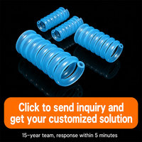 Tube en silicone spiralé personnalisé à haute élasticité pour pompe péristaltique médicale, pièces d'équipement de transfert de fluides