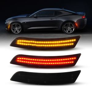 Easy InstallationRear 4pcs LED Side Marker Fender Light per Chevrolet Camaro per Cadillac CTS ATS Bumper LED side marker - Product Image 2