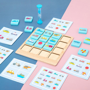 Enfants Montessori Puzzle <span class=keywords><strong>jeu</strong></span> de <span class=keywords><strong>société</strong></span> en bois mémoire <span class=keywords><strong>jeu</strong></span> d'échecs mémoire <span class=keywords><strong>jeu</strong></span> d'association pour les enfants - Product Image 4