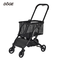 Chariot de courses pliable en aluminium de luxe personnalisé en gros, design moderne, facile à transporter, respectueux de l'environnement