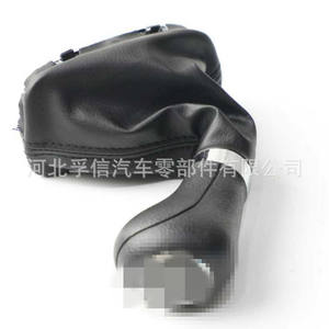 Pommeau de levier de vitesse en cuir pour Mercedes-Benz Clase C W203 W209, conception ergonomique pour l'intérieur de la voiture - Product Image 4