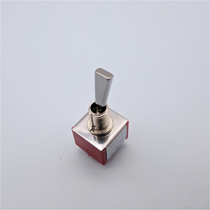 YF dpdt thu nhỏ chuyển đổi chuyển đổi 2 chiều 6-pin 12.0mm Chrome xử lý giuta chuyển đổi Mini trên trên hàn làm bằng kim loại - Product Image 3