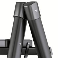 Échelle en métal pliable portable à 3 marches pieds en caoutchouc entrepôt d'étagère domestique échelles utilisées pour escalier extérieur
