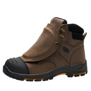 DSF53 Leather <b>Work</b> Boots Brown Waterproof Outdoor All Seasons <b>Men</b> Safety Footwear <b>work</b> <b>shoes</b> - Product Image 6