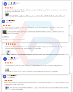 Ruizheng Racing <span class=keywords><strong>JAWA</strong></span> <span class=keywords><strong>175</strong></span> Cigüeñal de carreras Cigüeñales de acero de alto rendimiento para motocicletas <span class=keywords><strong>CZ</strong></span> <span class=keywords><strong>175</strong></span> - Product Image 6