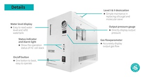Générateur d'hydrogène SAIKESAISI QL-500B, pureté 99,9999 %, 510 ml/min, pour chromatographie en phase gazeuse - Product Image 4