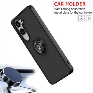 Luxury Design Kickstand Matte Magnetic TPU Phone Case for <strong>VIVO</strong> Y29S 5G Ring Holder Back Cover Retail <strong>Packaging</strong> Included - Product Image 3