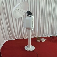 Cabina de Fotos GT 360 con Pantalla Táctil, Conexión Wi-Fi y Bluetooth, Impresión Instantánea, Portátil, de Aleación de Aluminio, para 15 Personas