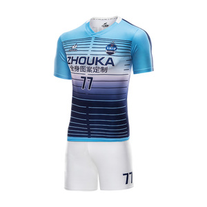 Thai training sublimation soccer shirt design your own soccer kit - Product Image 3