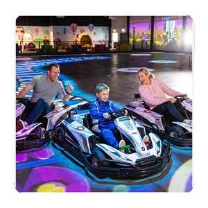 Nouveau parc d'aventure intérieur pour enfants, aire de jeux, manèges, voitures tamponneuses, expérience de karting interactif avec projection - Product Image 6
