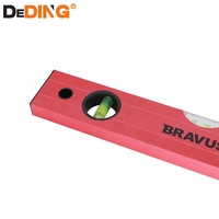 Niveau à bulle torpille magnétique en aluminium 300mm/600mm pour outils de construction, précision +/-10MM et largeur 6cm, outils à main