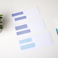 Enveloppes de sécurité personnalisées blanches à fermeture adhésive, enveloppes postales sans fenêtre en vrac, enveloppes pour factures de bureau et lettres