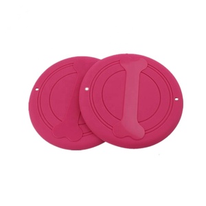 Juguete para mascotas de grado alimenticio, disco volador de silicona no tóxico, <span class=keywords><strong>freesbee</strong></span> - Product Image 5