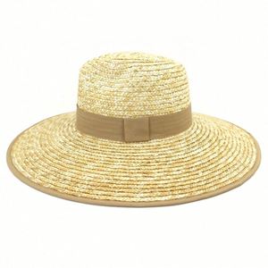 Chapeau Fedora en Paille de Blé Tendance pour Femme et Homme, Grand Bord, Protection Solaire, Idéal Plage et Temps Tropical – Nouvelle Collection Été - Product Image 2
